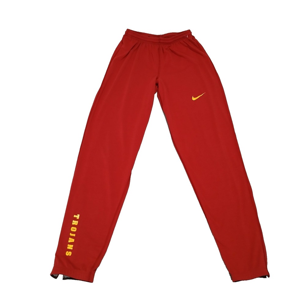 USC Trojans TEAM ISSUE‎ Nike Track & Field Pants Womens S Red Warm-Ups USA Made
